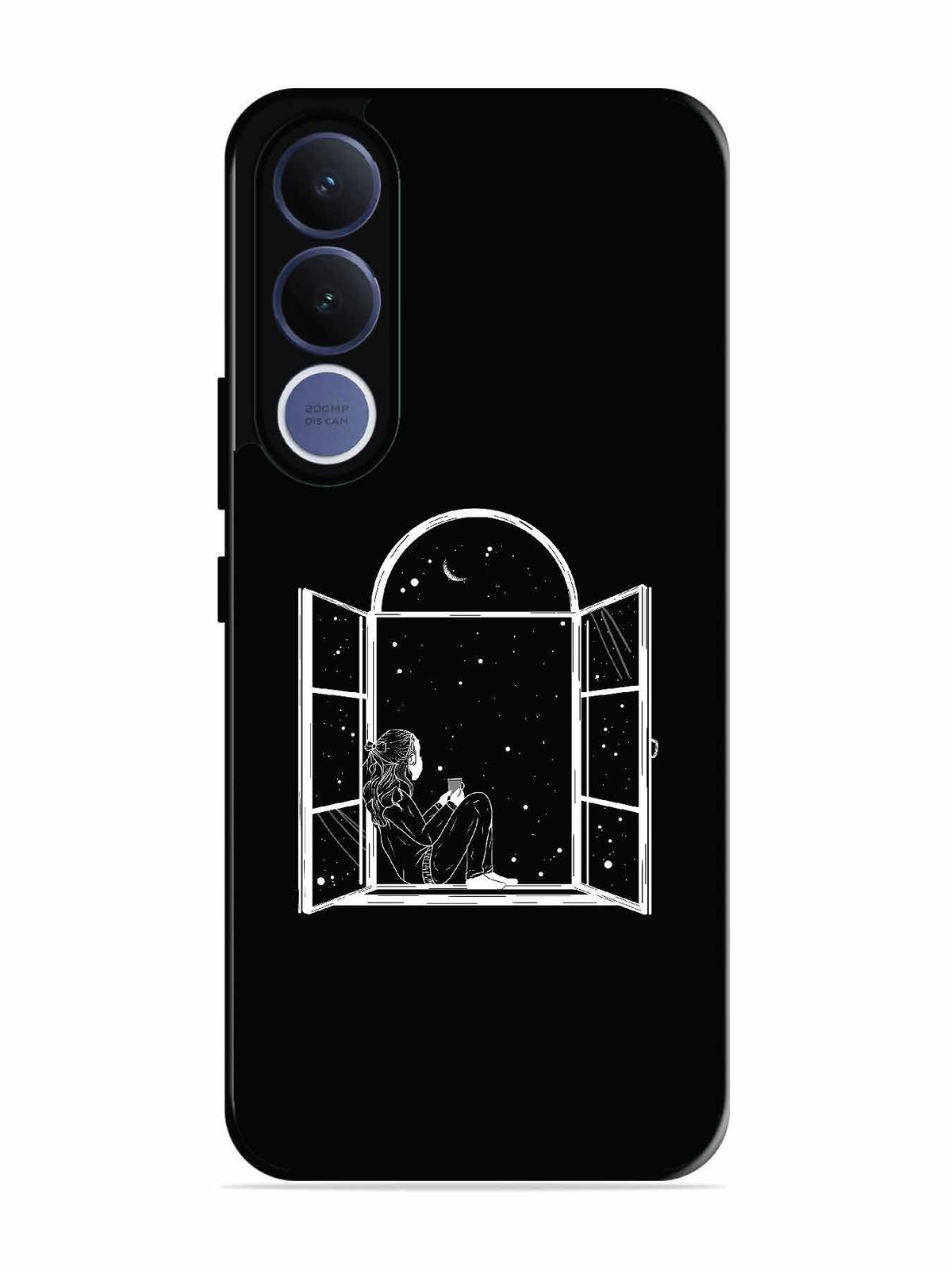 Vivo V70 fe Little Girl on Window