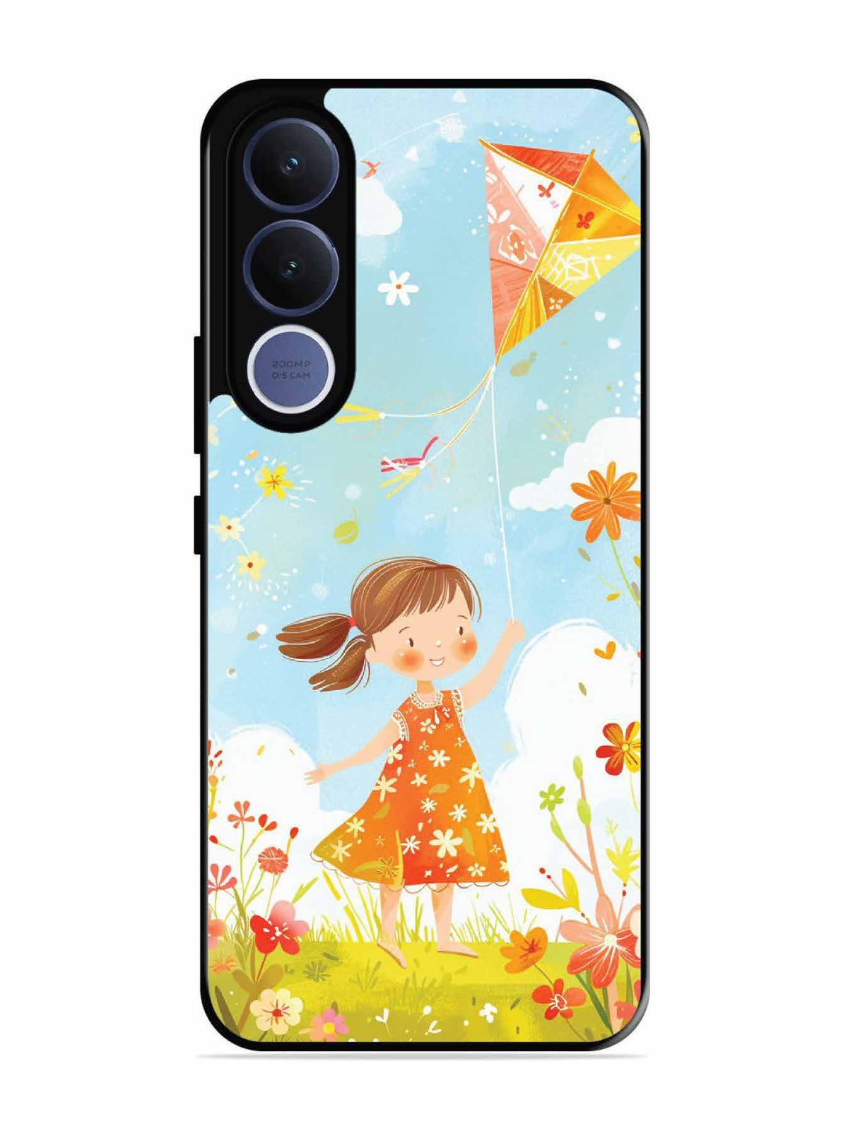 Vivo V70 fe Little Girl Kite Flying