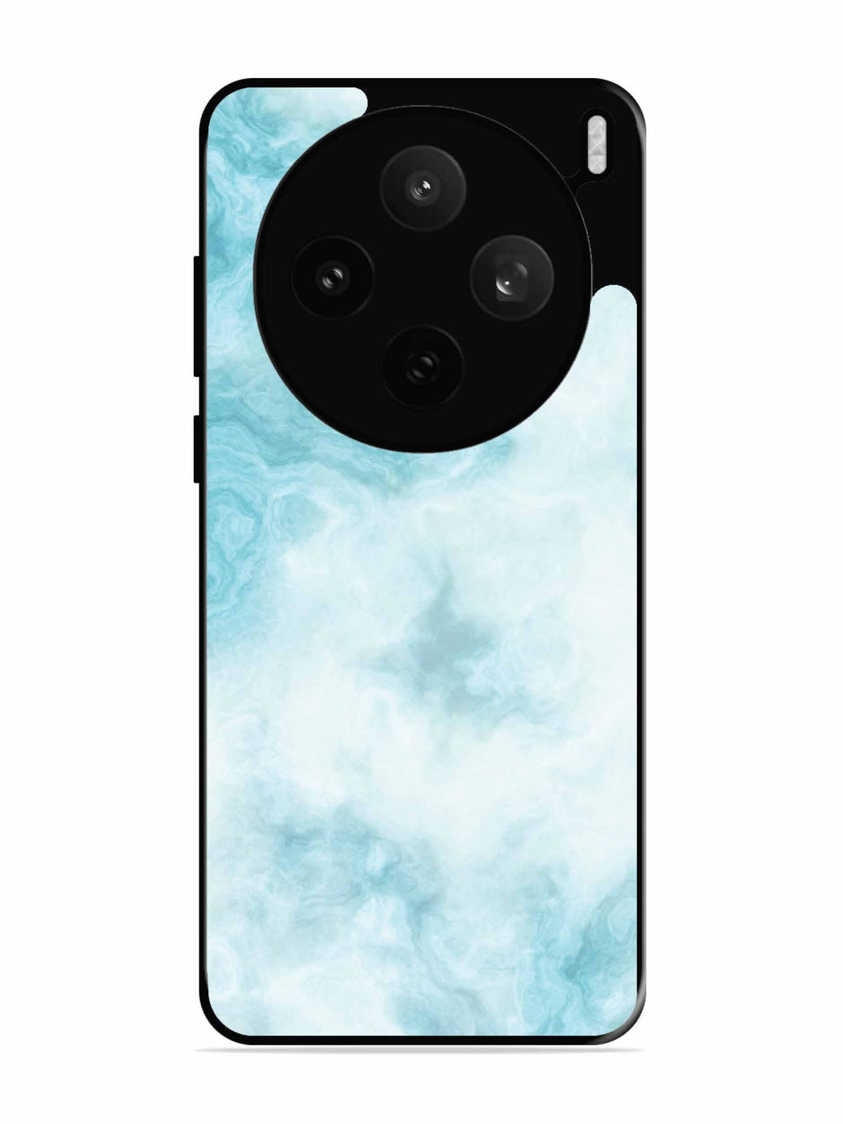 Vivo X200t Light Blue with White Ocean Marble