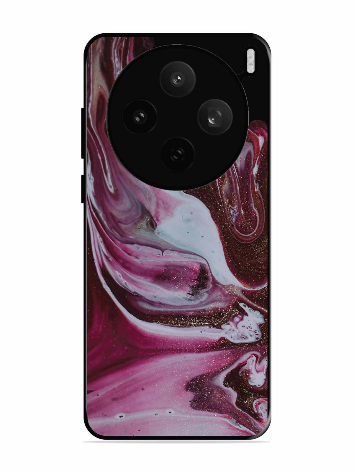 Vivo X200t Pink And Golden Marble
