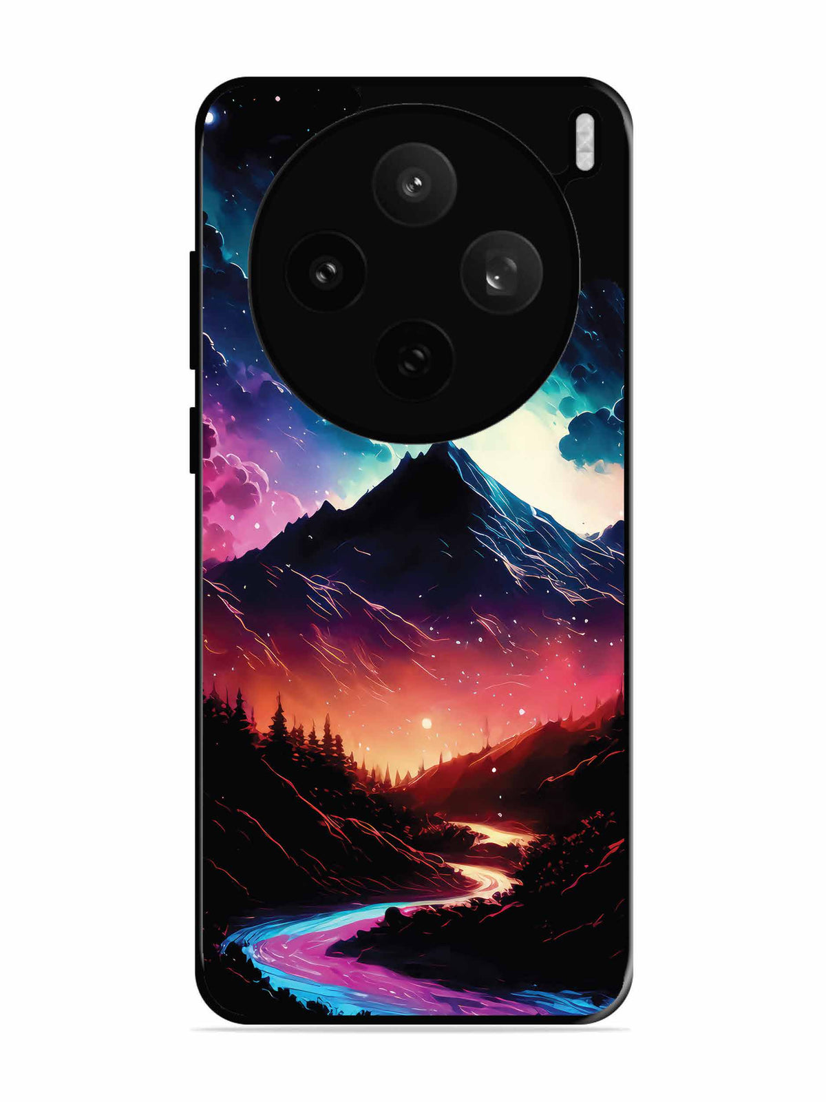 Vivo X200t mountain-valley-Colorful-cloud-at-night