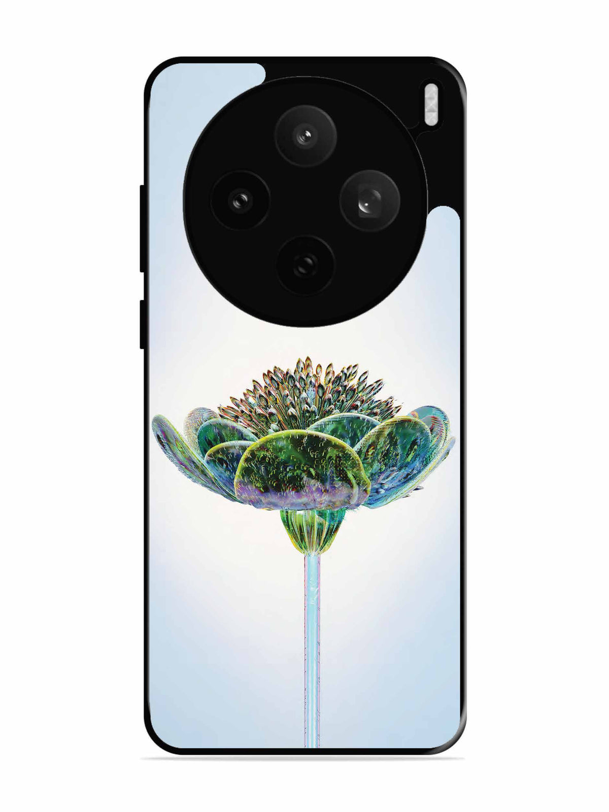 Vivo X200t Liquid Glass Chromatic Flower