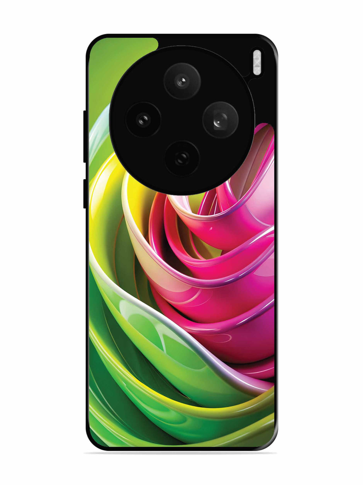 Vivo X200t Vibrant Swirl Glossy Ribbon Art