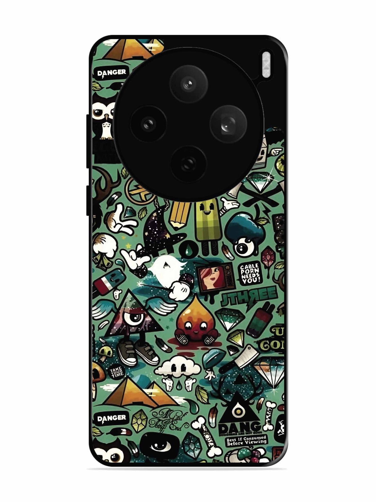 Vivo X200t Pop Art Doodle Graffiti Collage