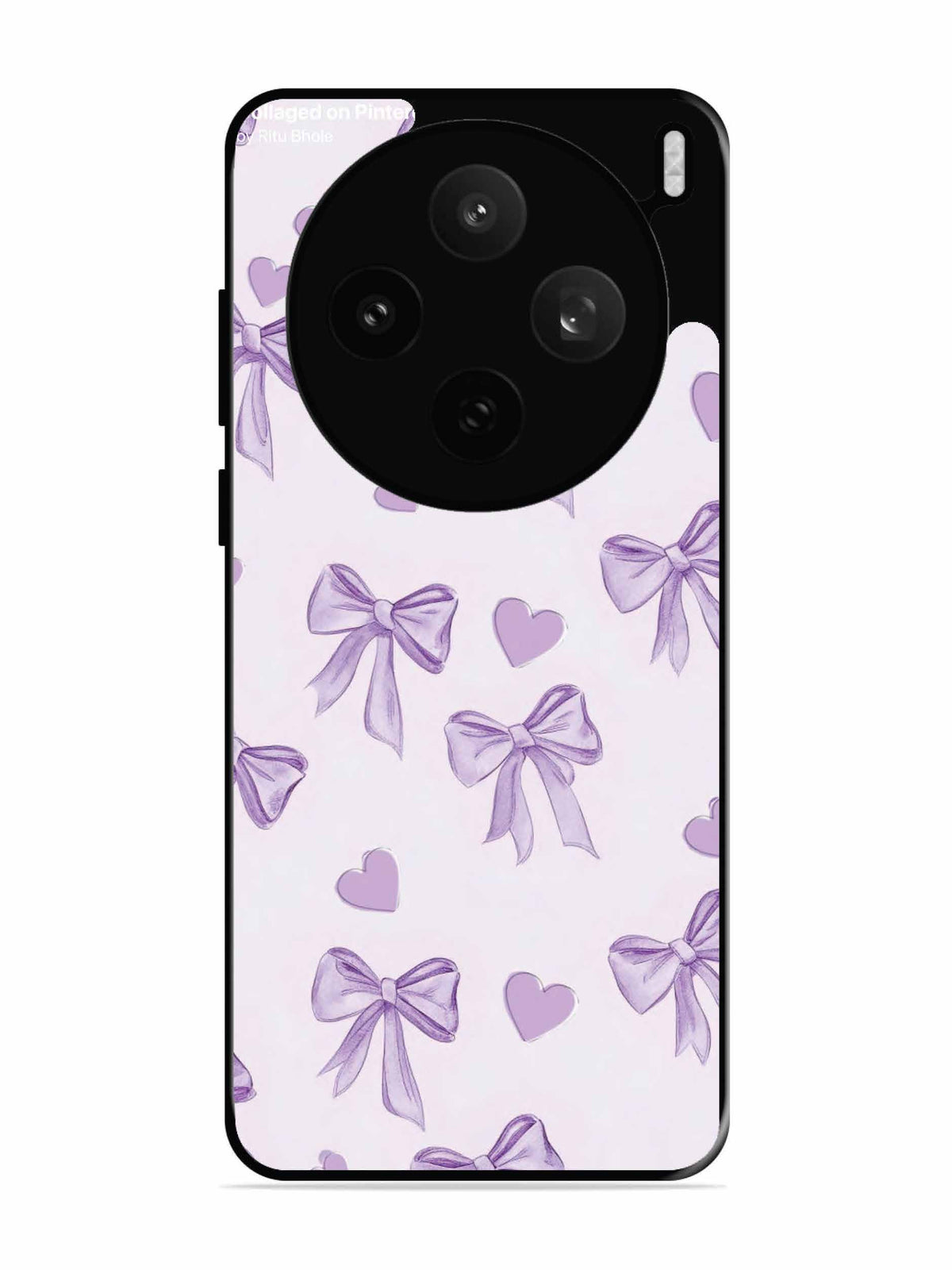 Vivo X200t Bow Tie, Purple Hair Band