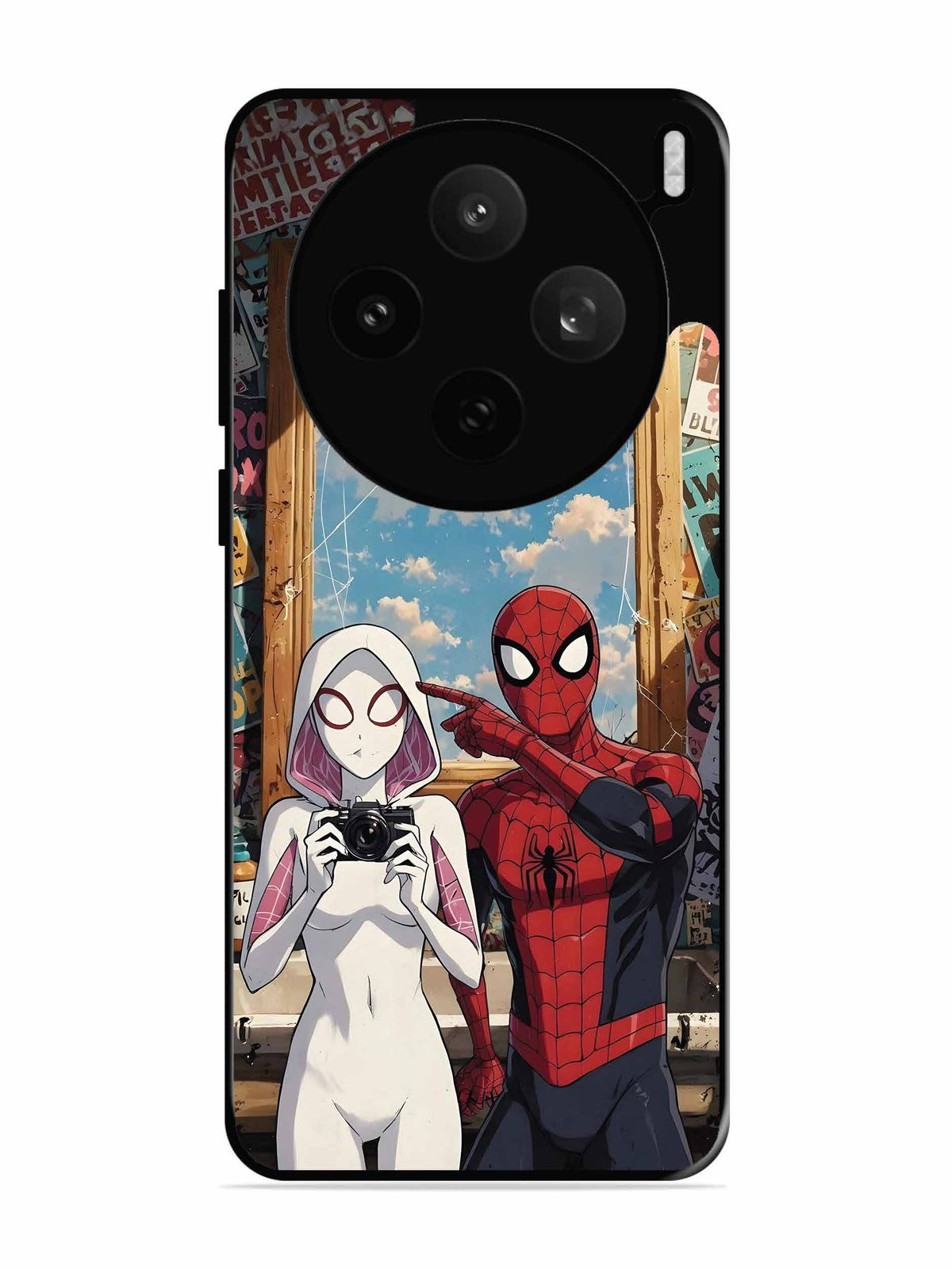 Vivo X200t Spiderman and Spiderwoman