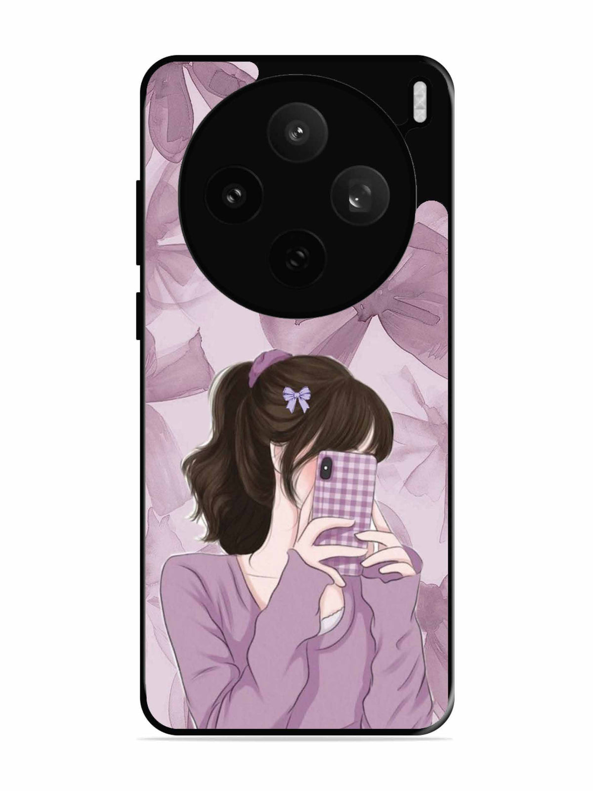 Vivo X200t Pinky Girl taking selfie