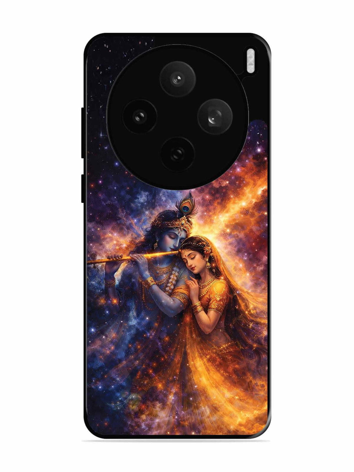 Vivo X200t Radha Krishna Dancing on Flute