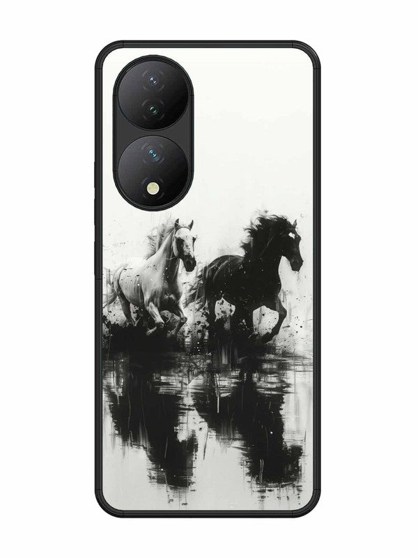 Vivo Y100 5G Black & White Horse