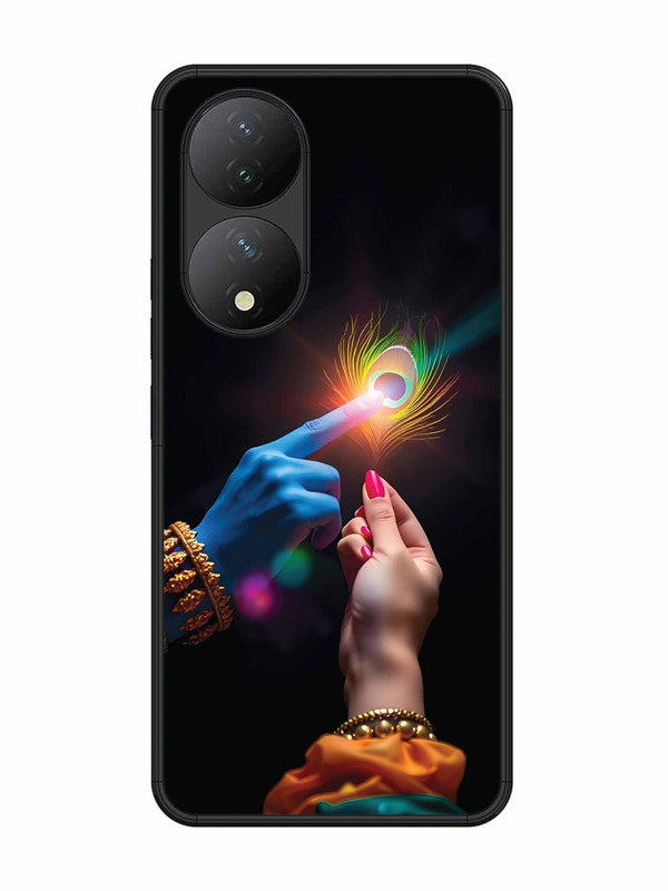 Vivo Y100 5G Radha Krishna touching feather