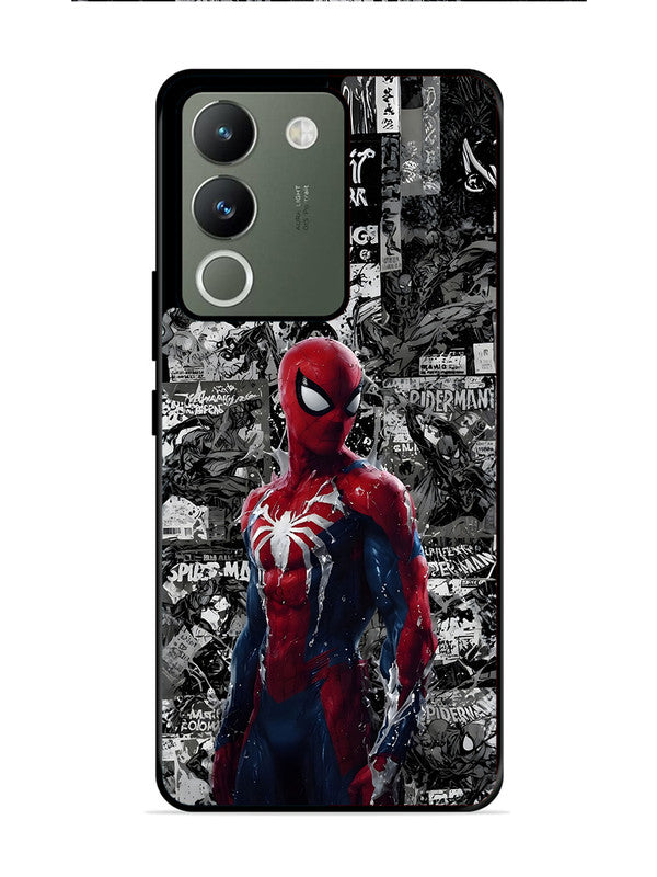 Vivo Y200 5G Spiderman Highlighted on News Paper