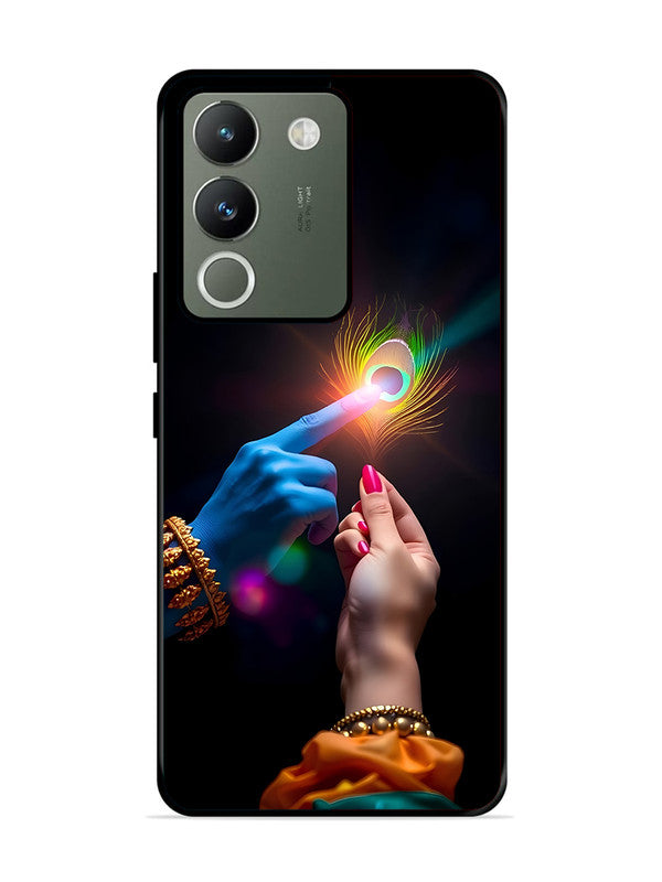 Vivo Y200 5G Radha Krishna touching feather
