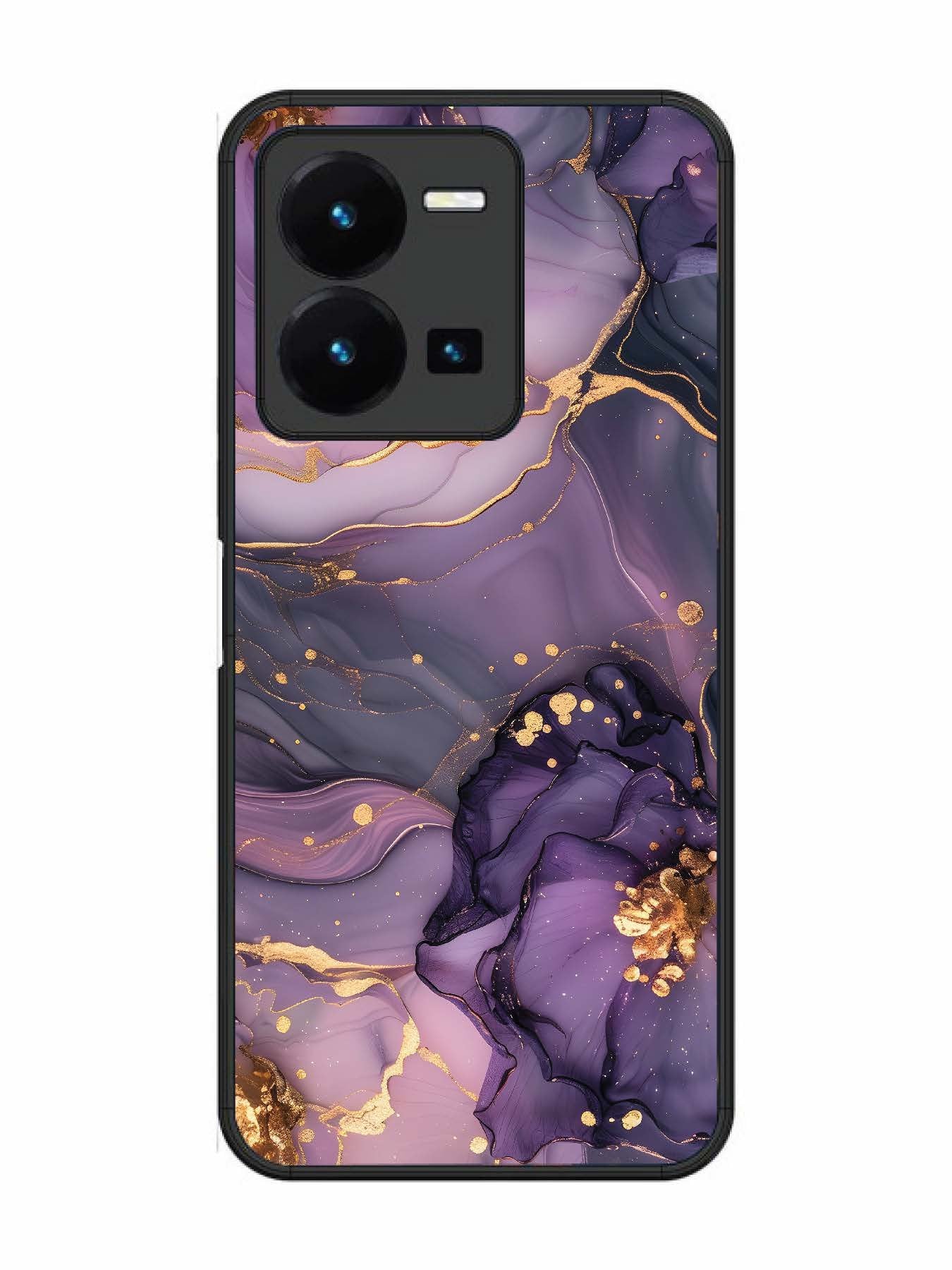 Vivo Y27 Royal Orchid Theme Marble
