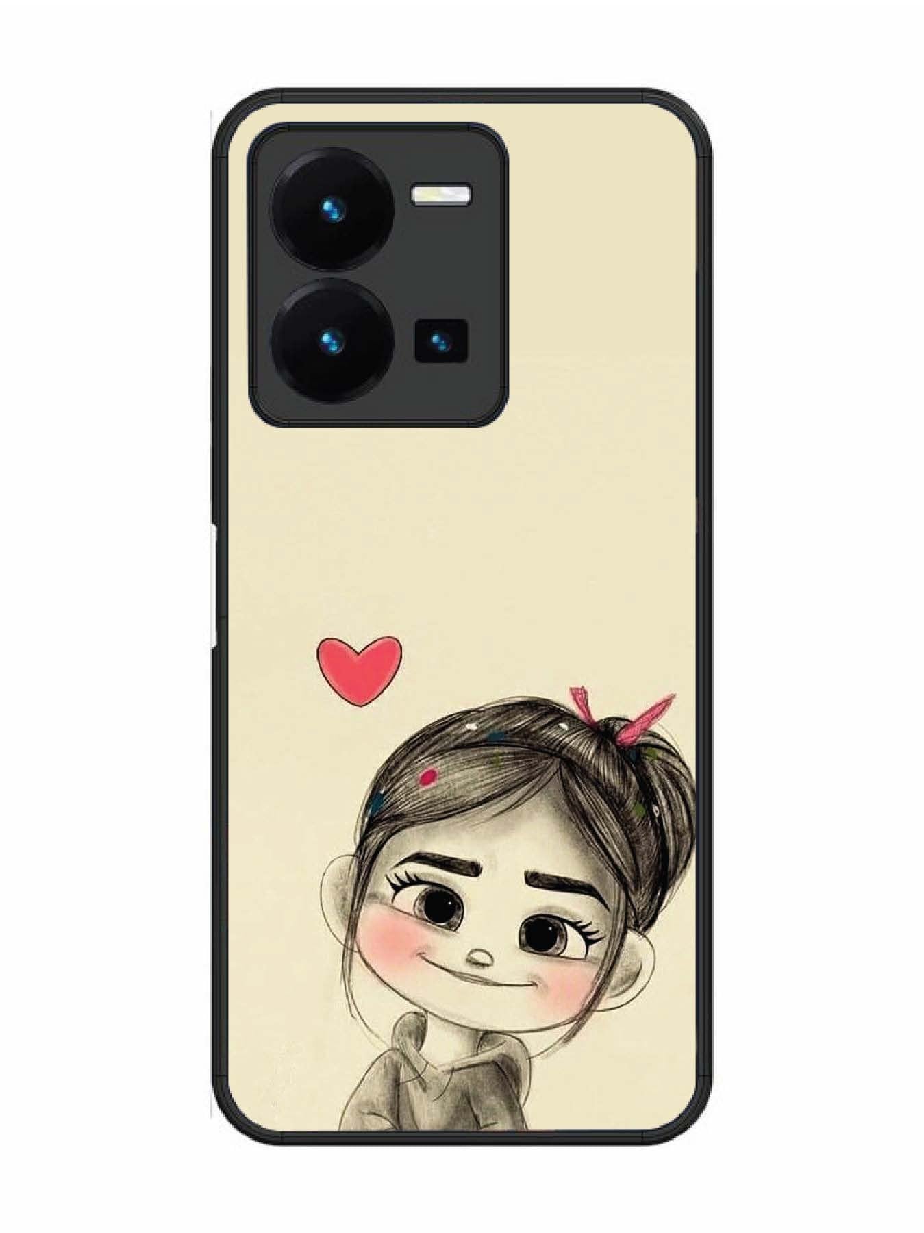 Vivo Y27 Cute Girl Looking at You