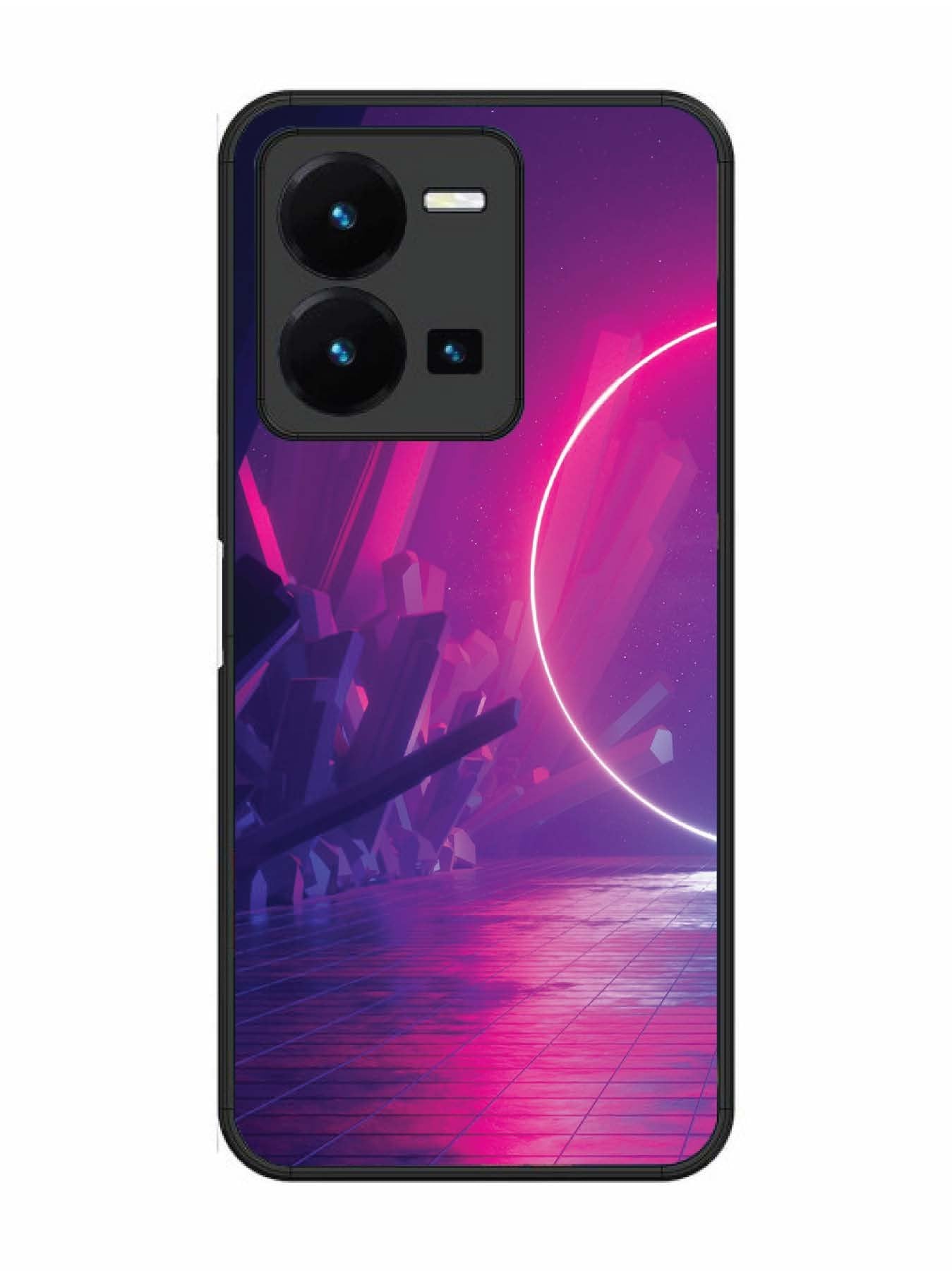 Vivo Y27 abstract with Neon Light