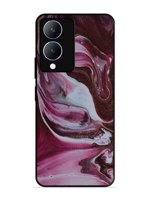 vivo y28 5g Pink And Golden Marble