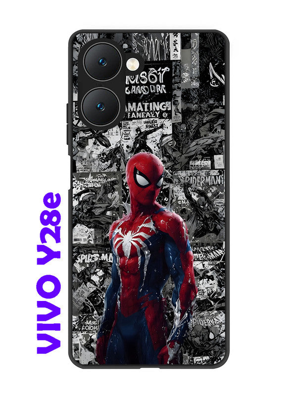 Vivo Y28e 5G Spiderman Highlighted on News Paper