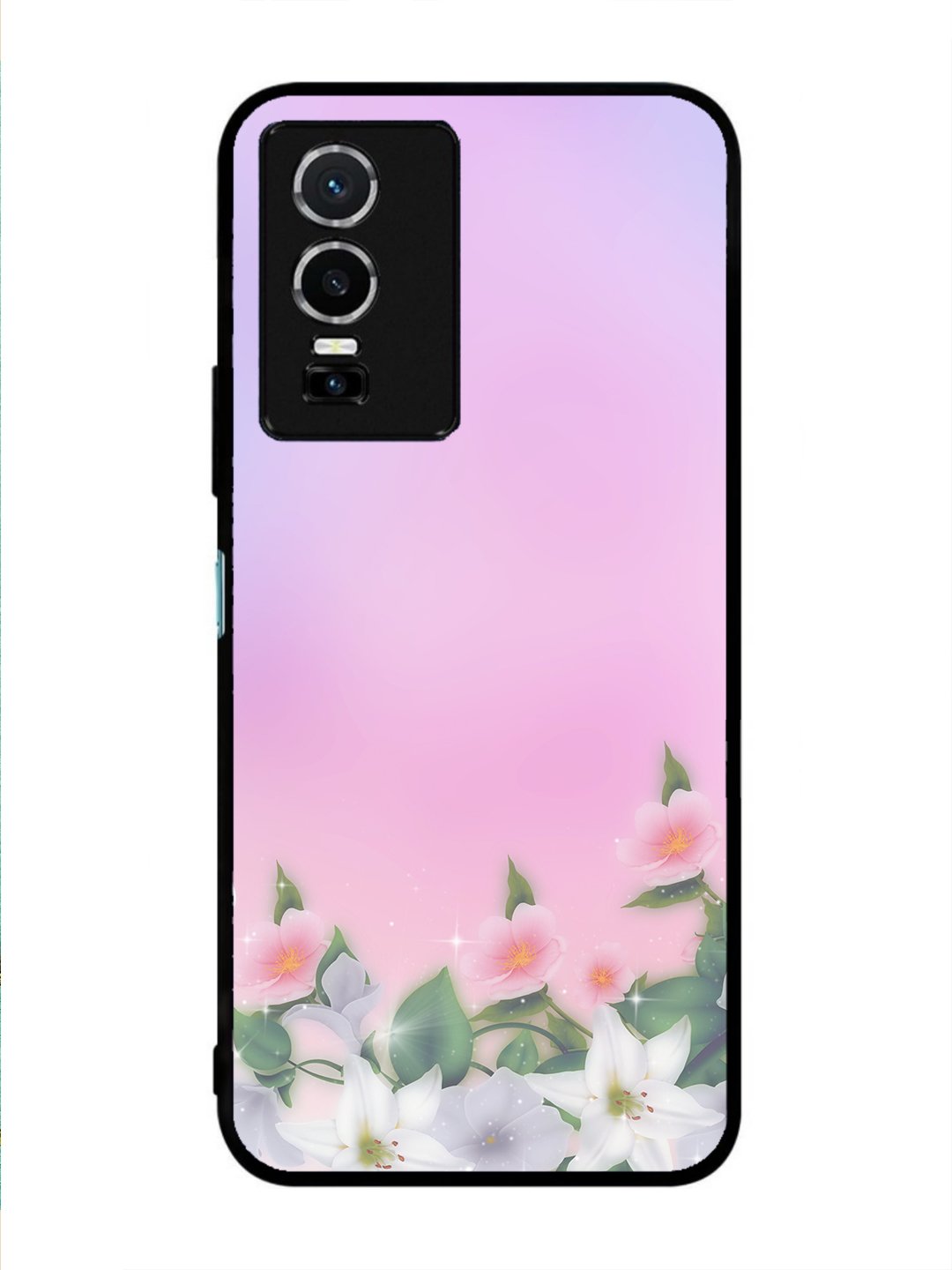 Vivo Y76 5G Pink Floral Elegance
