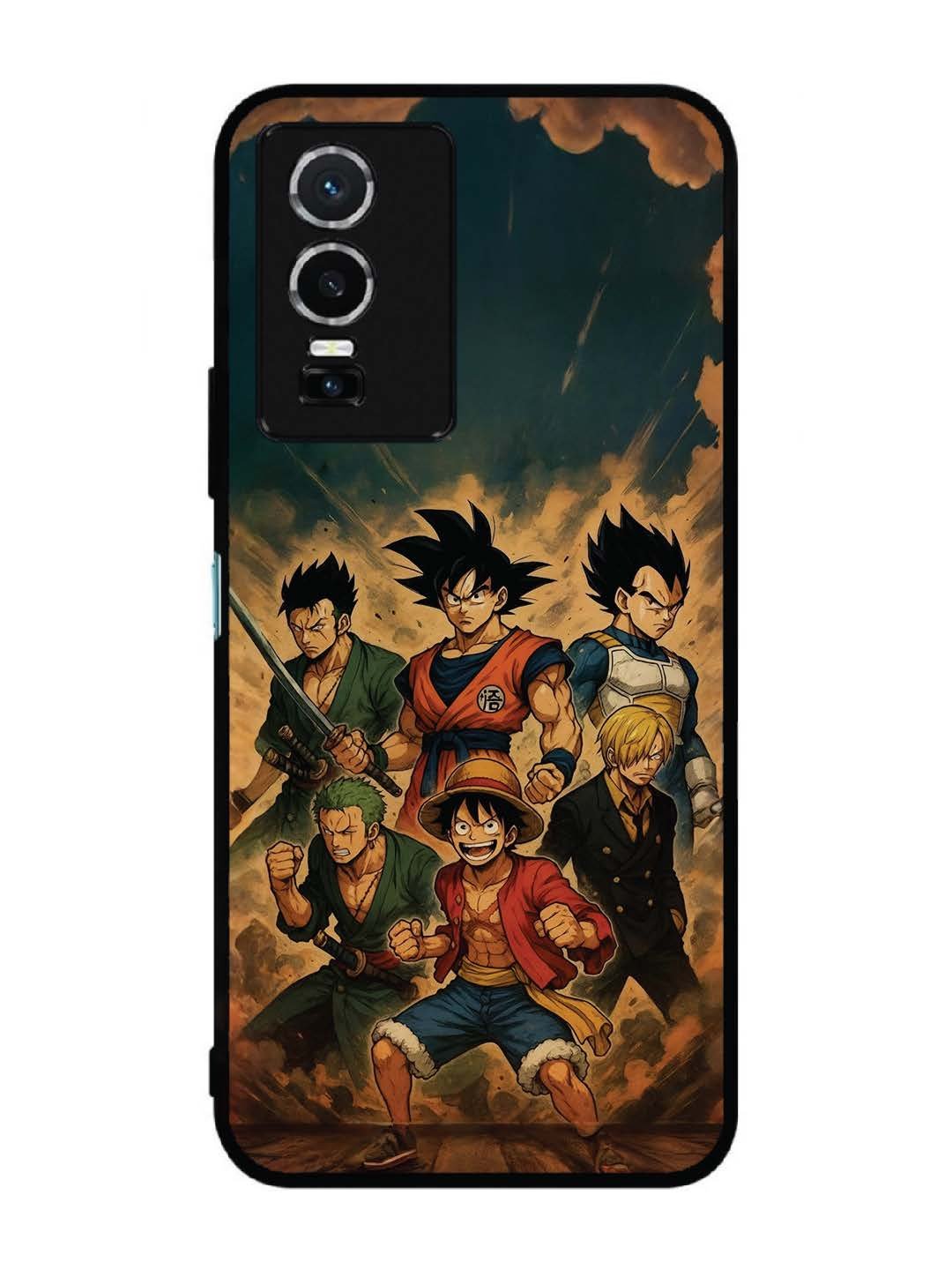 Vivo Y76 5G OnePiece n Dragon Ball Z in one team