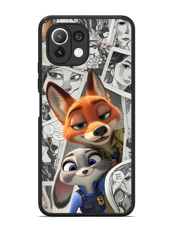 XIAOMI MI 11 Lite Cute Nick wilde and judy hopps