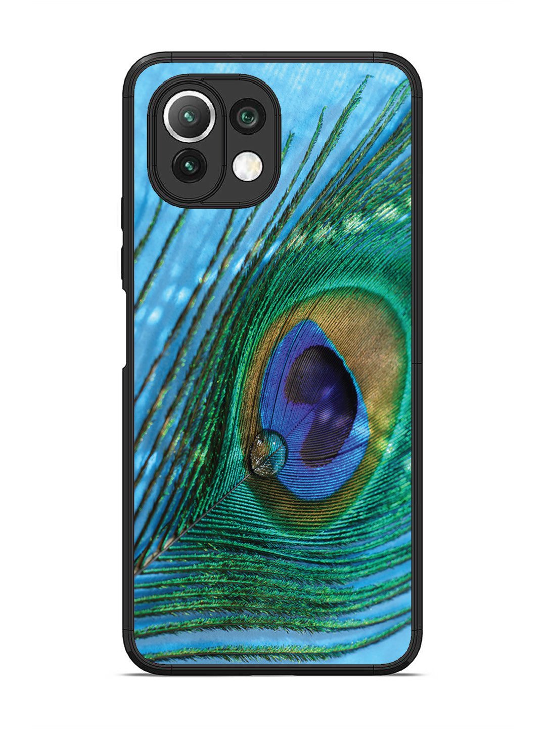 XIAOMI MI 11 LITE A drop on Peacock Feather