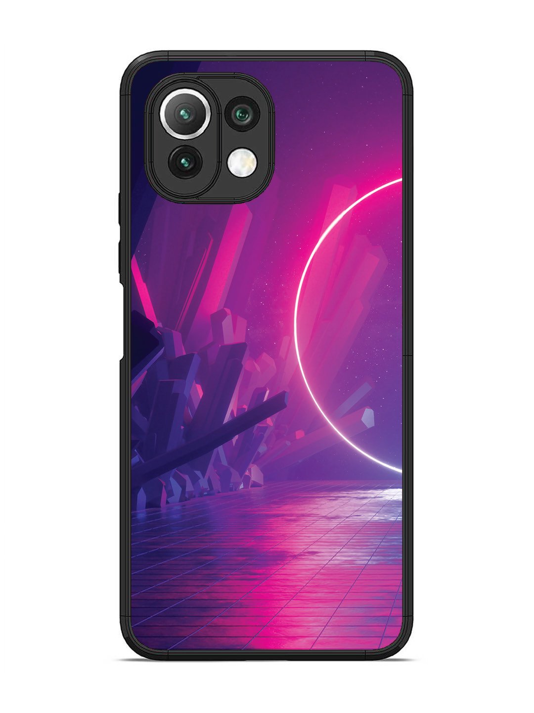XIAOMI MI 11 LITE abstract with Neon Light