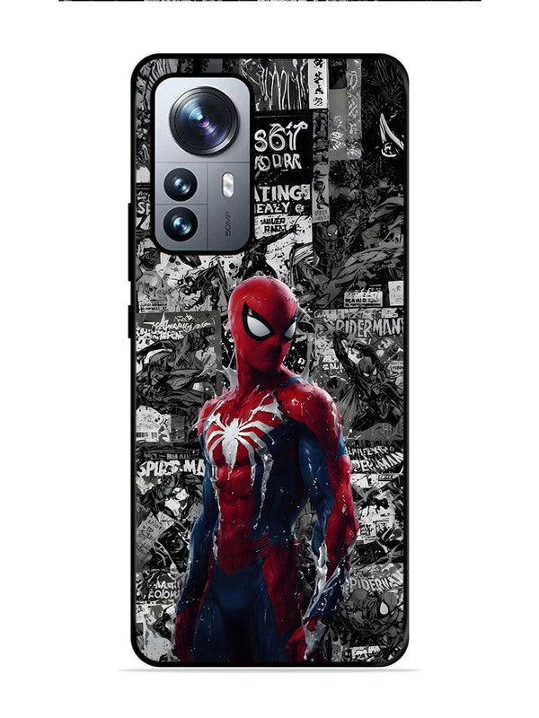 XIAOMI MI 12 Pro 5G Spiderman Highlighted on News Paper