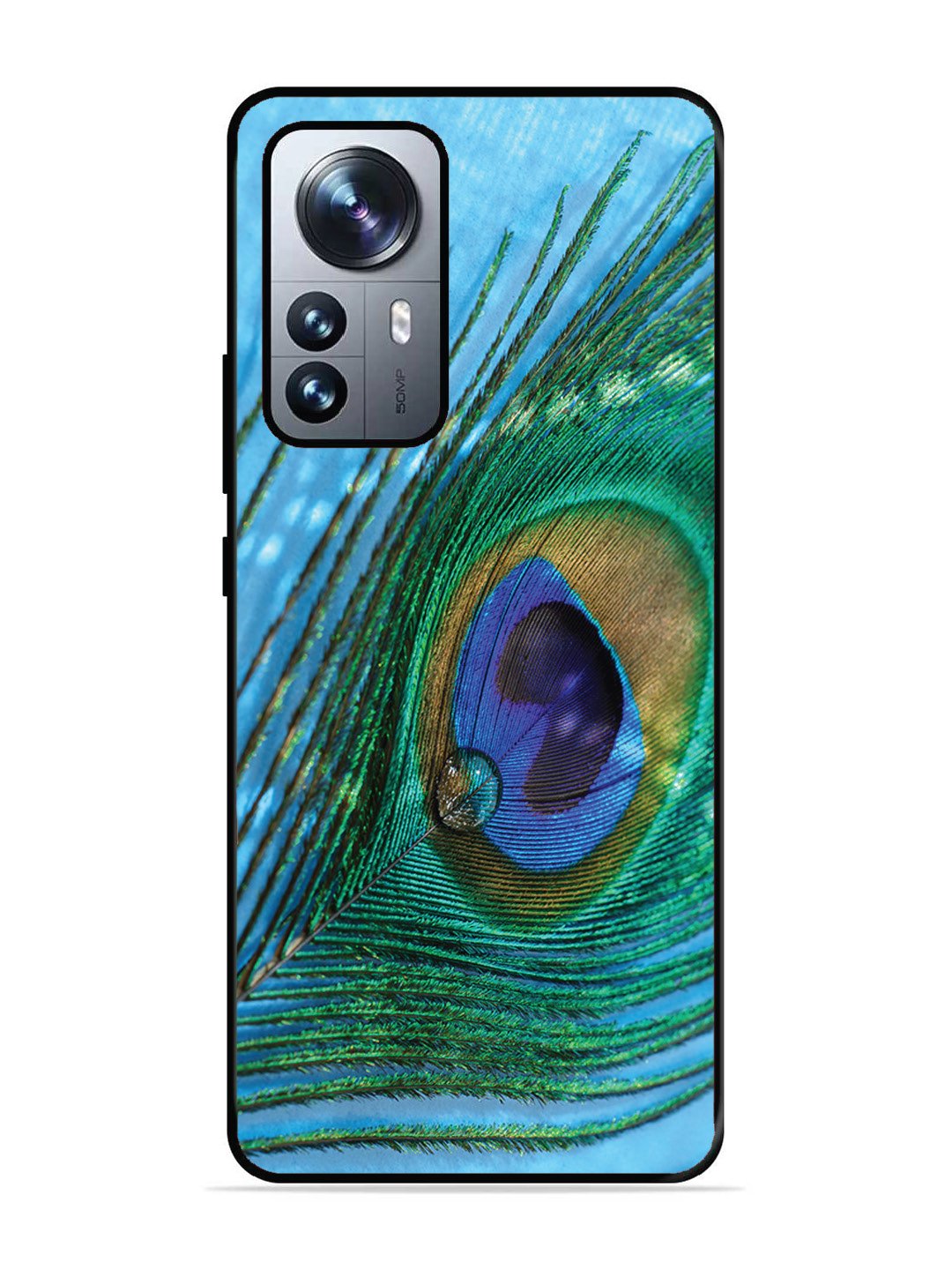 XIAOMI MI 12 PRO 5G A drop on Peacock Feather