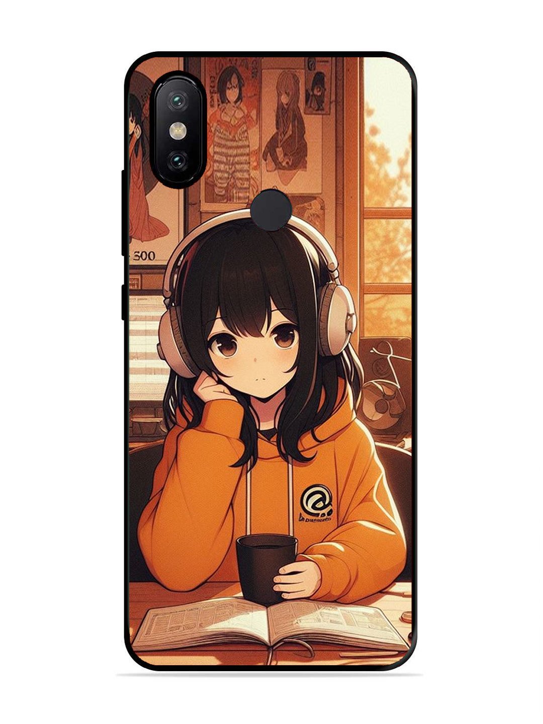 XIAOMI MI A2 Cute Girl listening Music