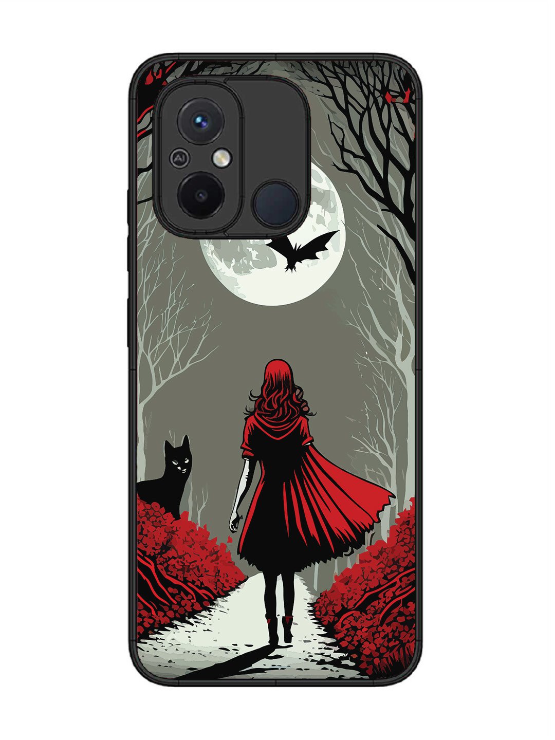 Xiaomi Redmi 12C Scarlet Girl in Red Forest