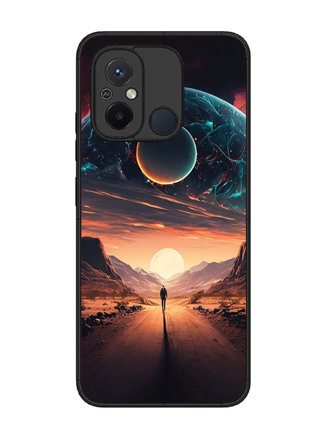 Xiaomi Redmi 12C Sunset with space scene