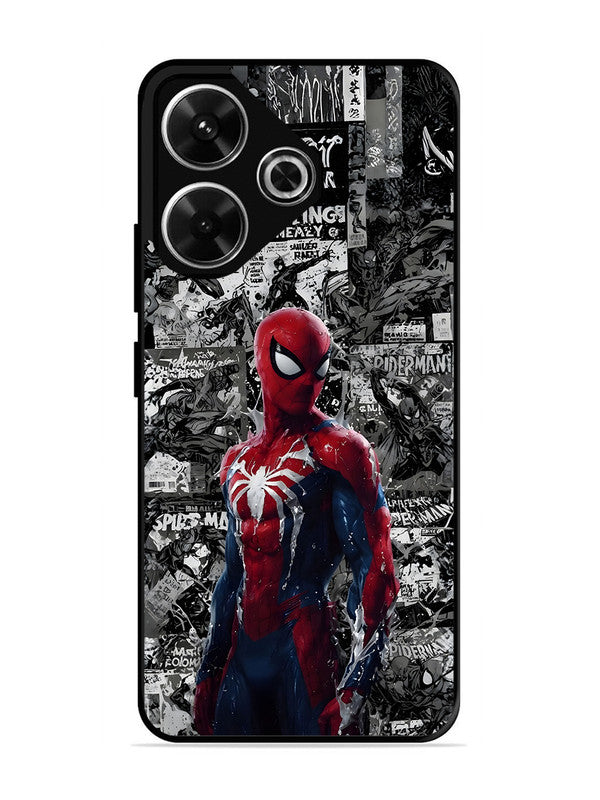 XIAOMI Redmi 13 5G Spiderman Highlighted on News Paper