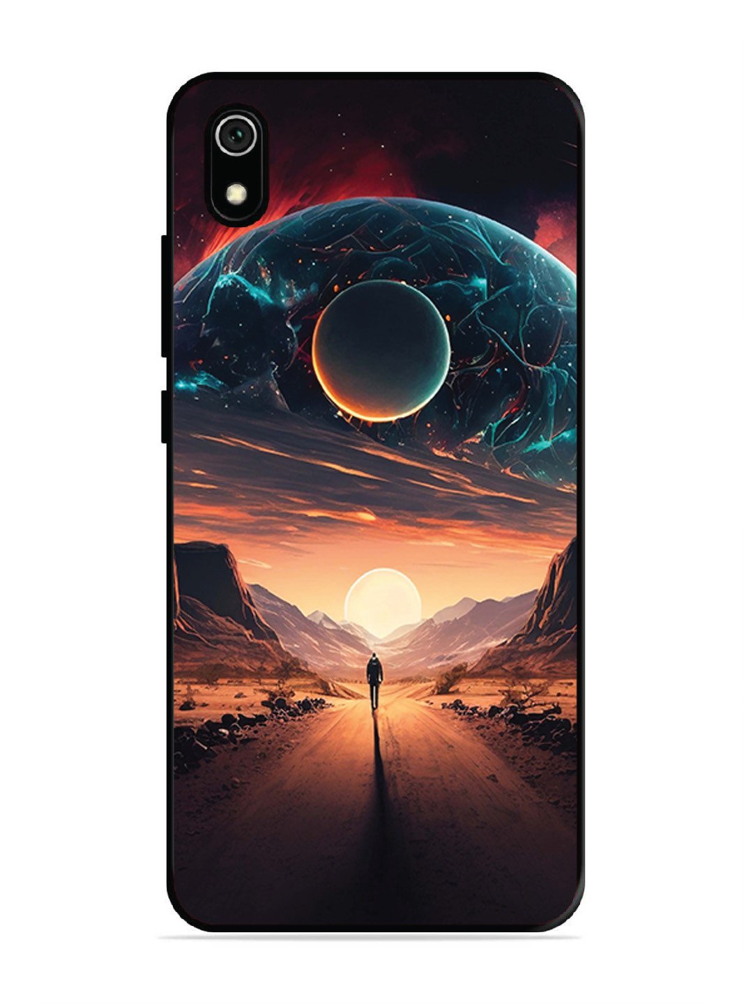 Xiaomi Redmi 7A Sunset with space scene