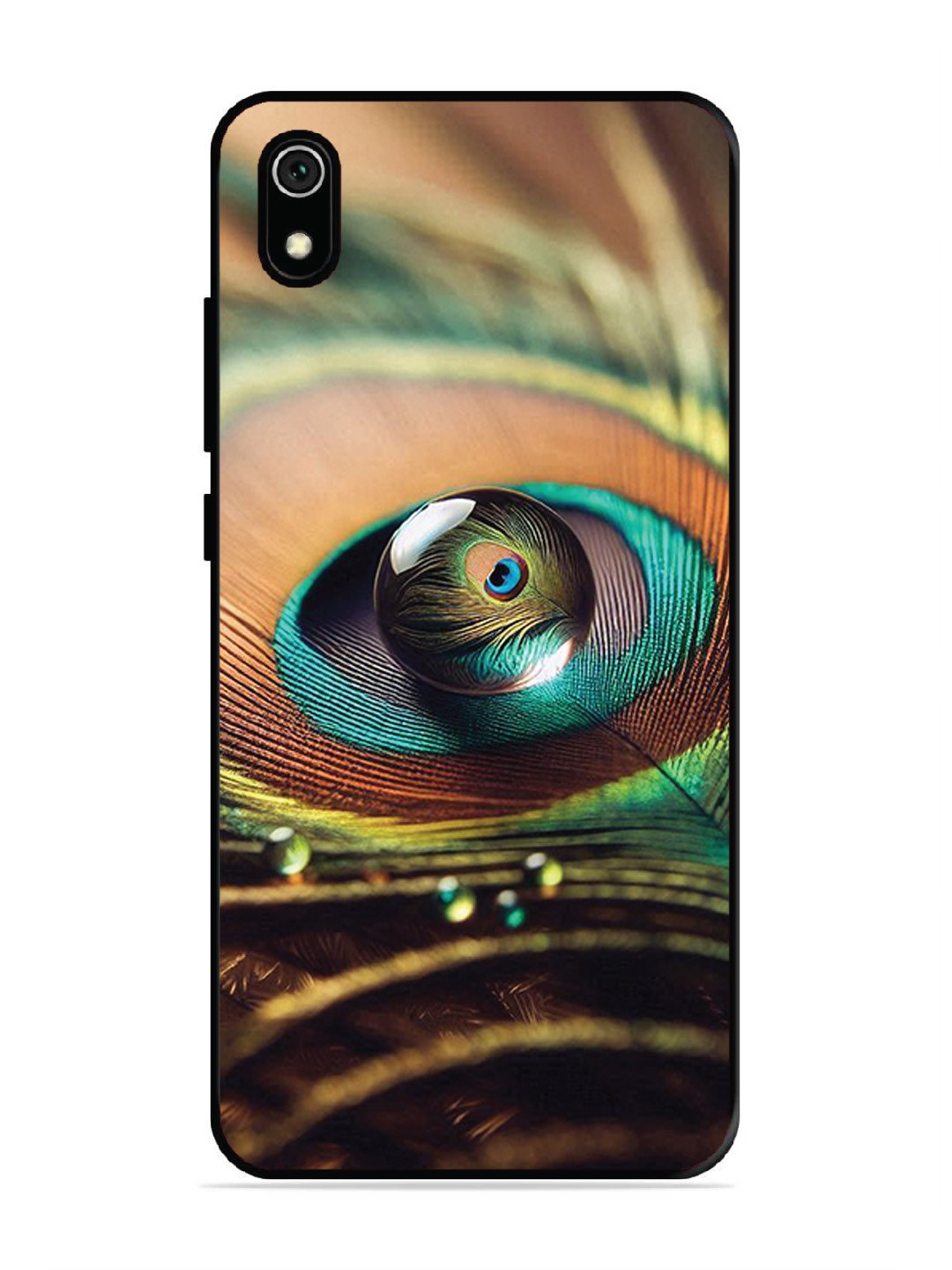 Xiaomi Redmi 7A Water Drop On Peacock Feather