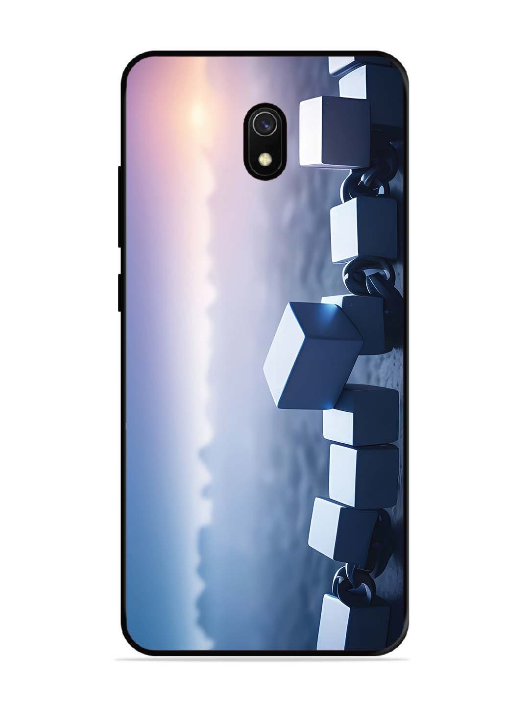 Xiaomi Redmi 8A Minimalist Blockchain Cube Chain