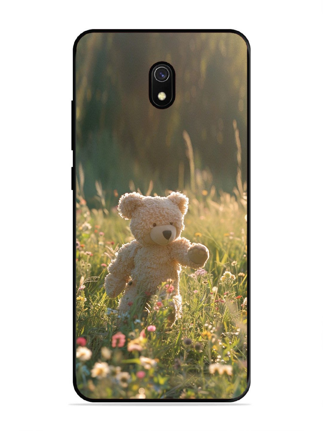 Xiaomi Redmi 8A Teddy Bear Outdoors