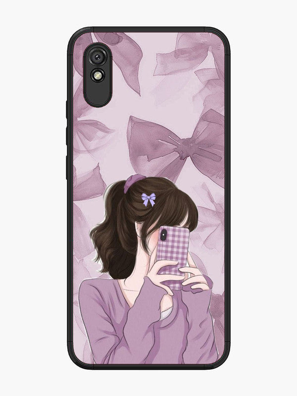 XIAOMI Redmi 9A Pinky Girl taking selfie
