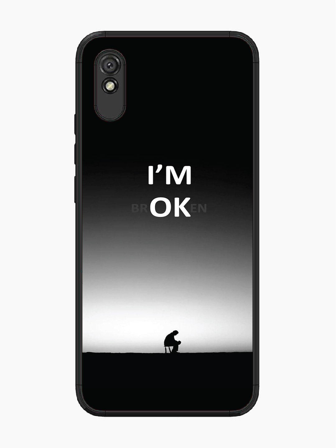 Xiaomi Redmi 9A I'm Broken A man on Chair Alone