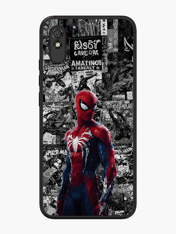 XIAOMI Redmi 9i Spiderman Highlighted on News Paper