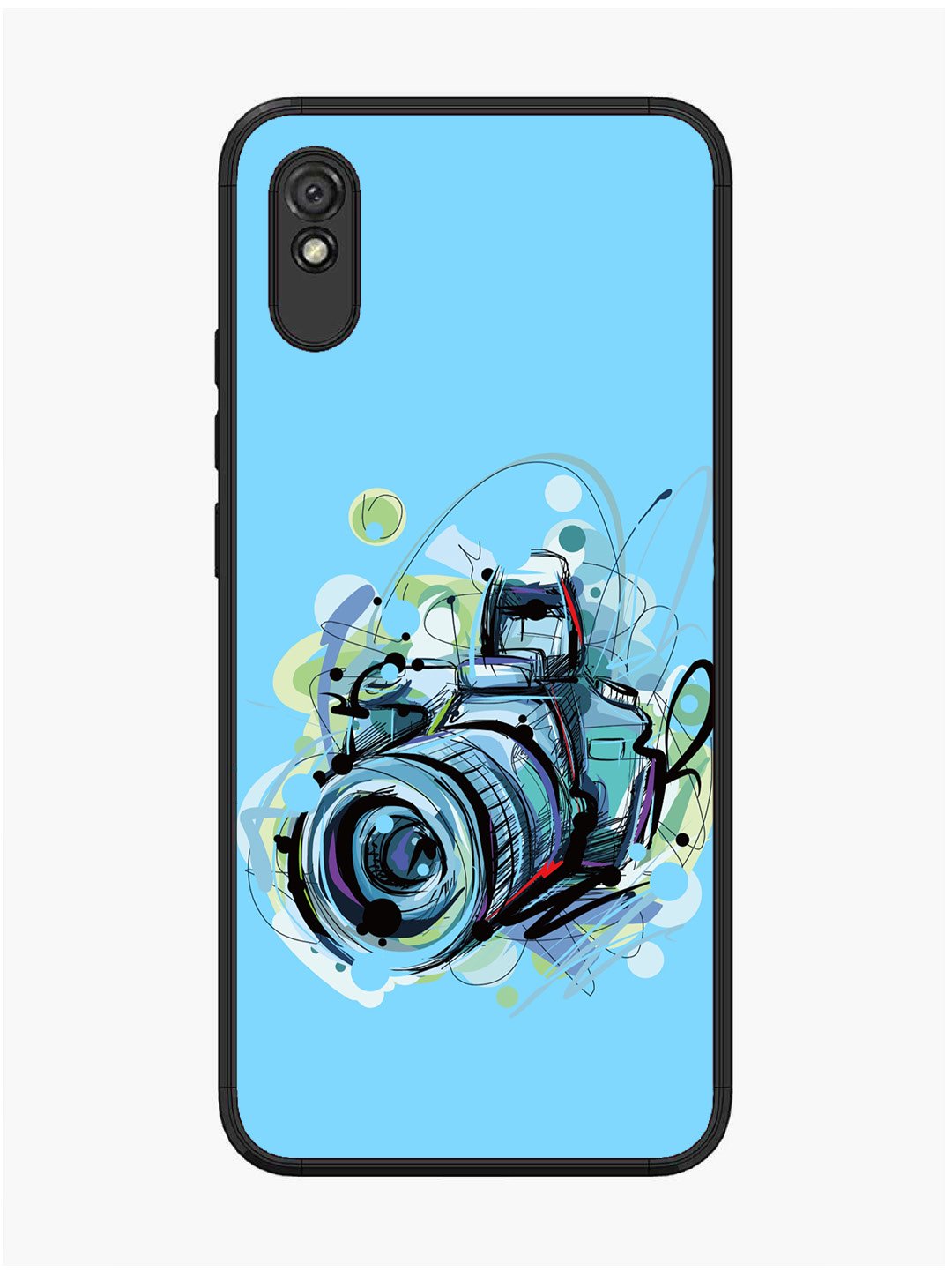 Xiaomi Redmi 9I Camera Blue Background