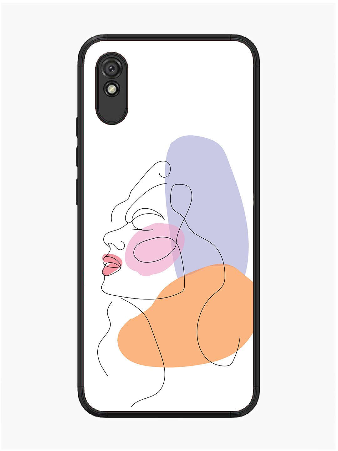 Xiaomi Redmi 9I Line Art Girl Face