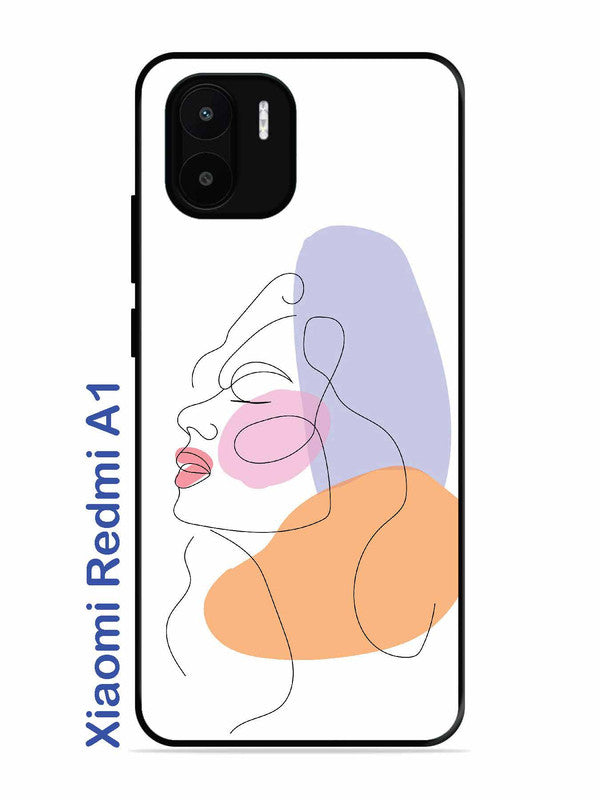 Xiaomi Redmi A1 Line Art Girl Face