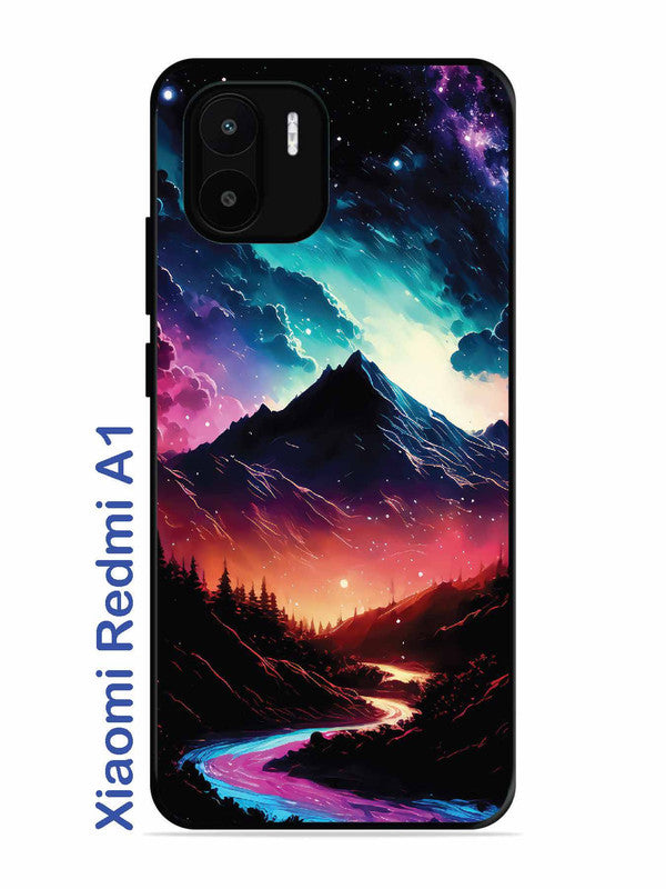 Xiaomi Redmi A1 mountain-valley-Colorful-cloud-at-night
