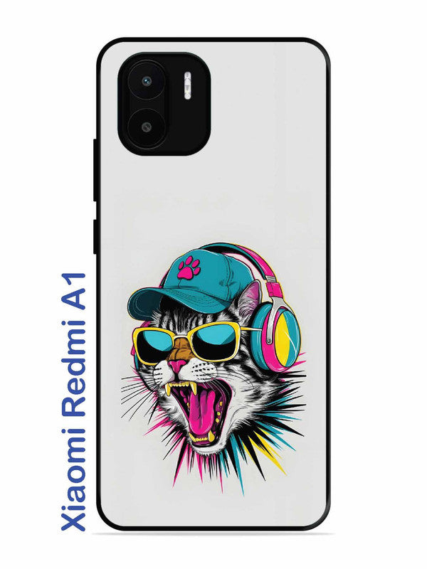 Xiaomi Redmi A1 Neon Pop Art DJ Cat Vibe