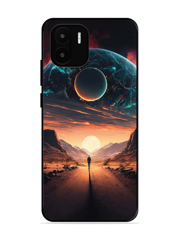 XIAOMI Redmi A2 Sunset with space scene