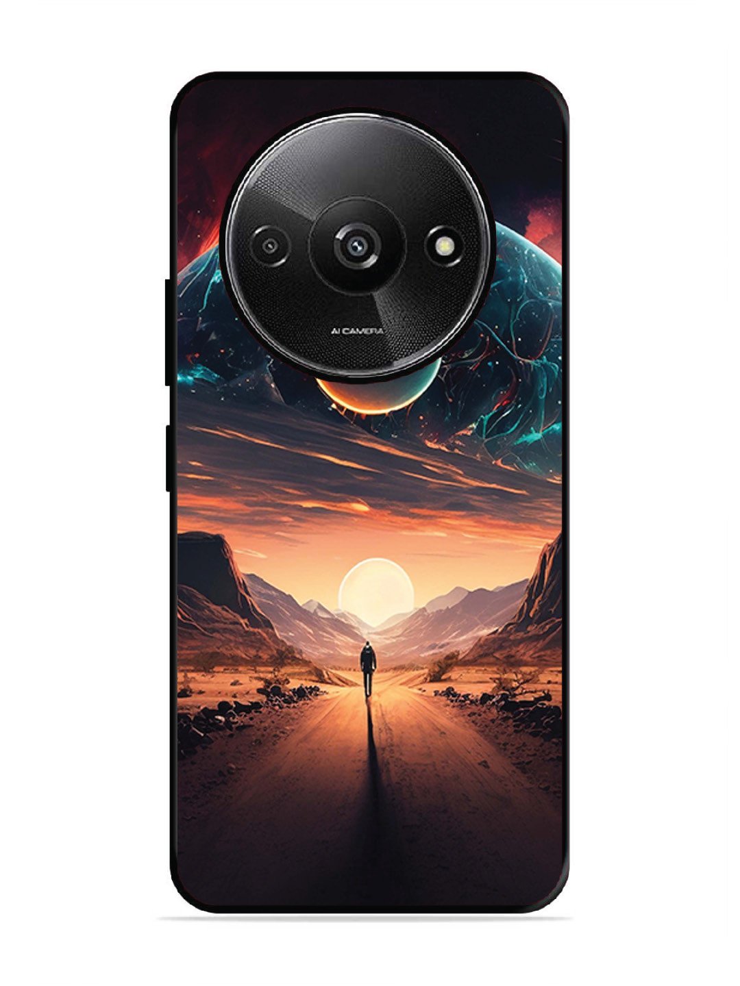 Xiaomi Redmi A3 2024 Sunset with space scene