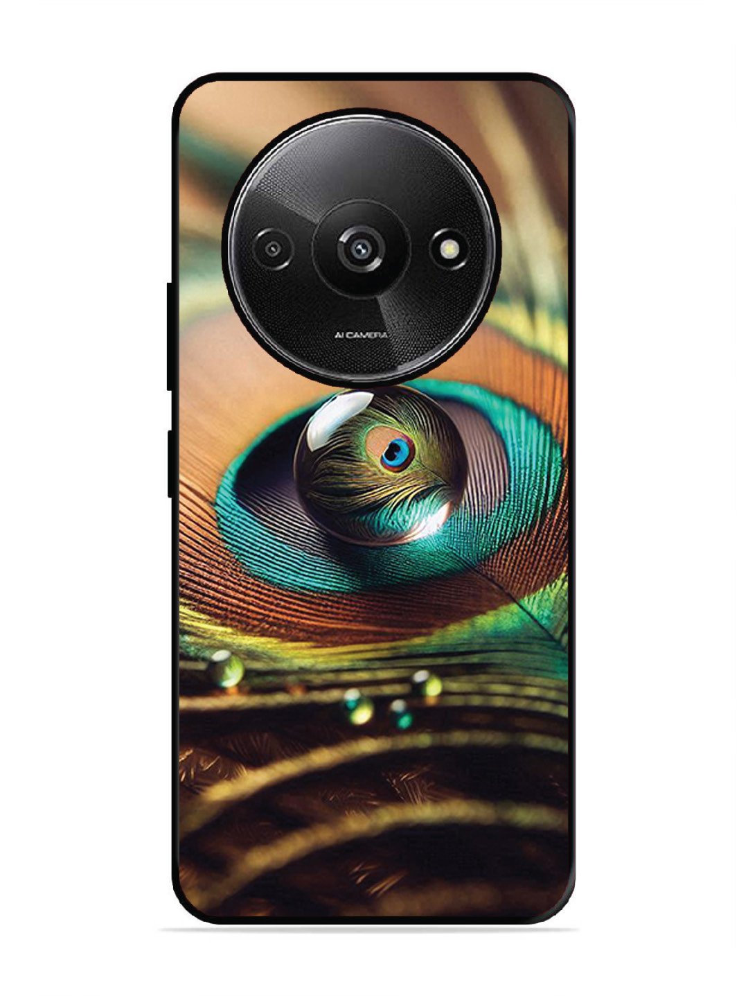 Xiaomi Redmi A3 2024 Water Drop On Peacock Feather