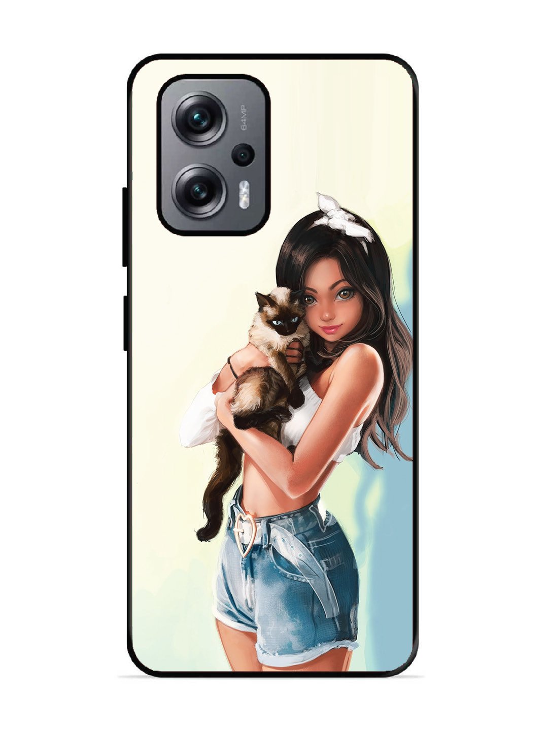 Xiaomi Redmi K50I 5G Cute Girl with Cat