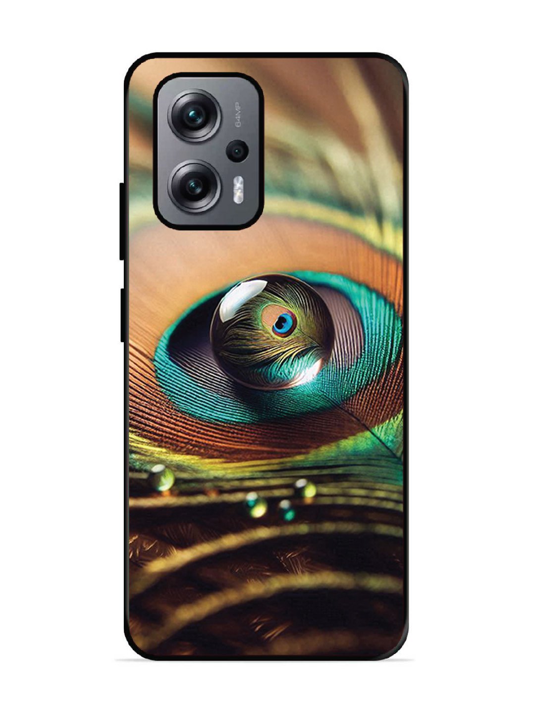Xiaomi Redmi K50I 5G Water Drop On Peacock Feather