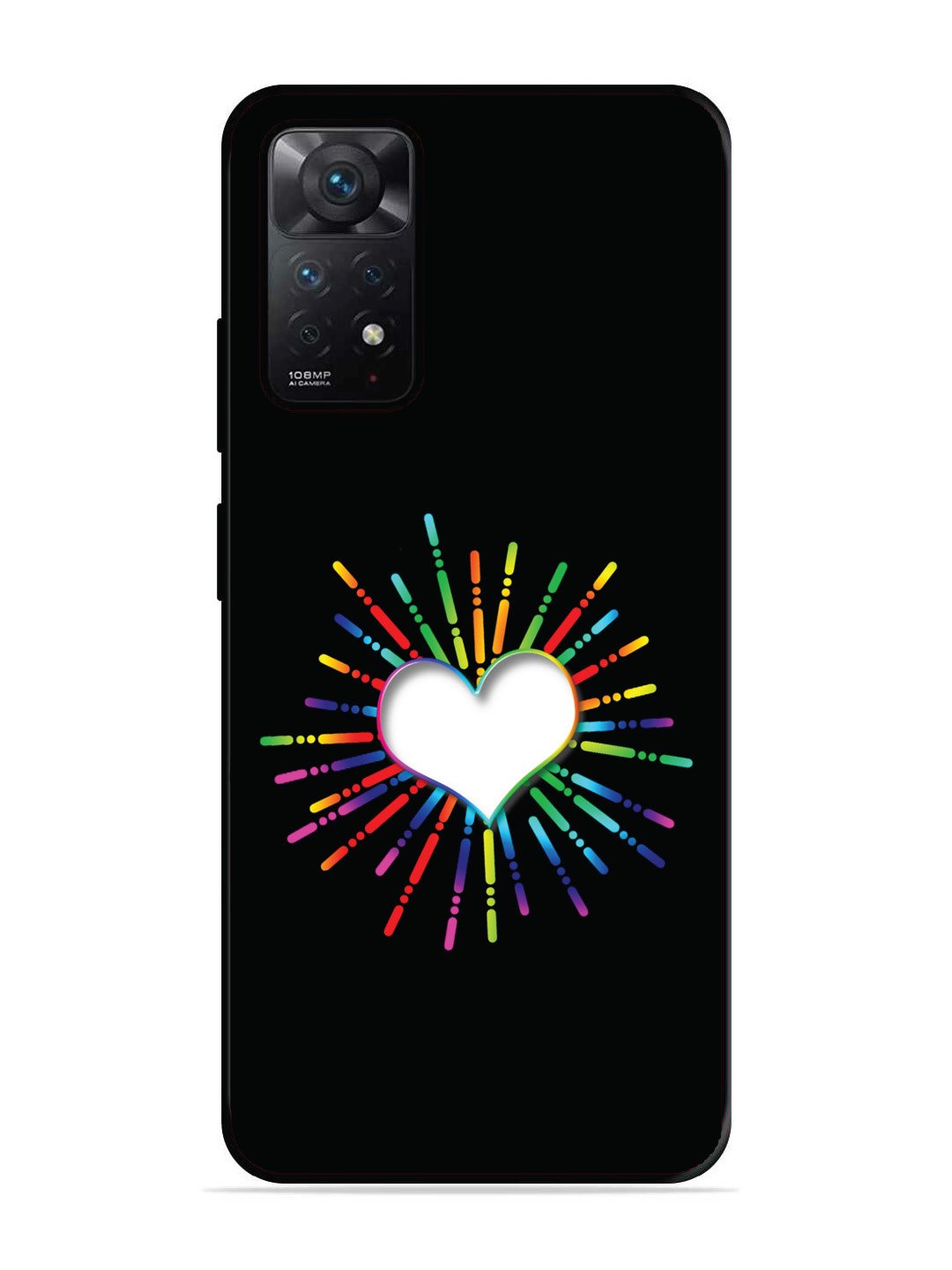 Xiaomi Redmi NOTE 11 PRO 5G Colourful Heart on Black